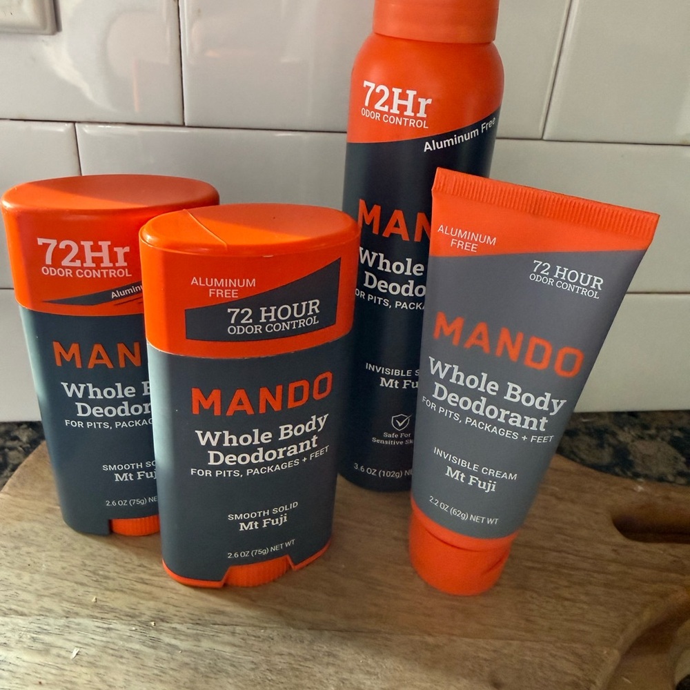 Mando Whole Body Deodorant set. Mt Fuji